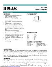 DS2415P+T&R datasheet pdf MAXIM - Dallas Semiconductor