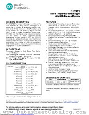 DS2422S+ datasheet pdf MAXIM - Dallas Semiconductor