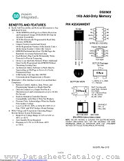 DS2502P-UNW-112E/T&R datasheet pdf MAXIM - Dallas Semiconductor