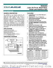 DS26303LN-75+ datasheet pdf MAXIM - Dallas Semiconductor