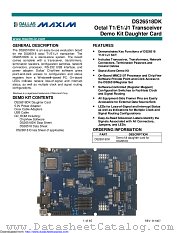 DS26518DK datasheet pdf MAXIM - Dallas Semiconductor