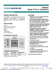 DS26521 datasheet pdf MAXIM - Dallas Semiconductor