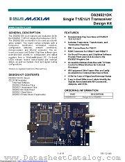 DS26521DK datasheet pdf MAXIM - Dallas Semiconductor