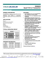 DS26524 datasheet pdf MAXIM - Dallas Semiconductor