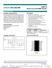 DS2714E+T&R datasheet pdf MAXIM - Dallas Semiconductor