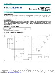 DS2714EVKIT+ datasheet pdf MAXIM - Dallas Semiconductor