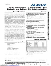 DS2775 datasheet pdf MAXIM - Dallas Semiconductor