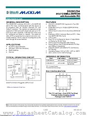 DS28CZ04G-4+ datasheet pdf MAXIM - Dallas Semiconductor