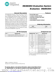 DS28CZ04EVKIT datasheet pdf MAXIM - Dallas Semiconductor