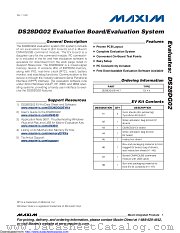 DS28DG02EVKIT datasheet pdf MAXIM - Dallas Semiconductor