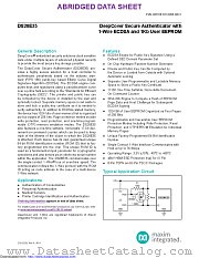 DS28E35P-W32+1 datasheet pdf MAXIM - Dallas Semiconductor