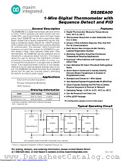 DS28EA00U+ datasheet pdf MAXIM - Dallas Semiconductor