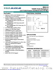 DS3112D1 datasheet pdf MAXIM - Dallas Semiconductor