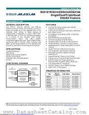 DS3142N datasheet pdf MAXIM - Dallas Semiconductor