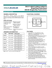 DS3172N+ datasheet pdf MAXIM - Dallas Semiconductor