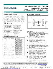 DS3182+ datasheet pdf MAXIM - Dallas Semiconductor