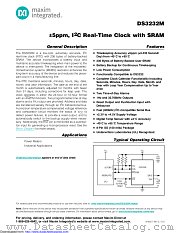 DS3232M datasheet pdf MAXIM - Dallas Semiconductor