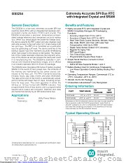 DS3234SN# datasheet pdf MAXIM - Dallas Semiconductor