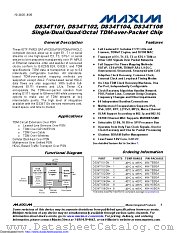 DS34T101 datasheet pdf MAXIM - Dallas Semiconductor