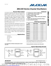 DS4155 datasheet pdf MAXIM - Dallas Semiconductor