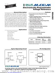 DS4303R-U+ datasheet pdf MAXIM - Dallas Semiconductor