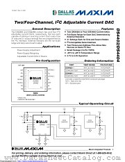 DS4404N+ datasheet pdf MAXIM - Dallas Semiconductor