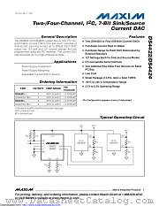 DS4424N+ datasheet pdf MAXIM - Dallas Semiconductor
