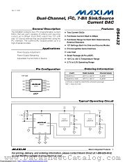 DS4432U+ datasheet pdf MAXIM - Dallas Semiconductor