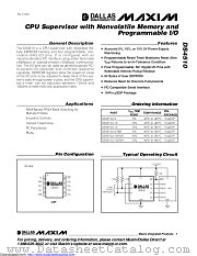 DS4510U-15+ datasheet pdf MAXIM - Dallas Semiconductor