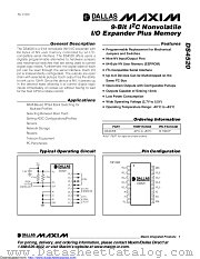 DS4520E+ datasheet pdf MAXIM - Dallas Semiconductor
