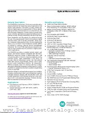 DS4830A datasheet pdf MAXIM - Dallas Semiconductor