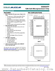 DS5001FP-16N+ datasheet pdf MAXIM - Dallas Semiconductor