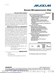 DS5003FPM-16+ datasheet pdf MAXIM - Dallas Semiconductor