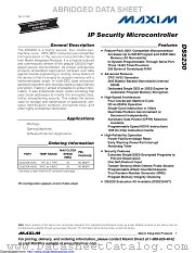 DS5230 datasheet pdf MAXIM - Dallas Semiconductor
