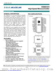 DS80C310-C02 datasheet pdf MAXIM - Dallas Semiconductor