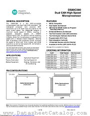 DS80C390-QCR+ datasheet pdf MAXIM - Dallas Semiconductor