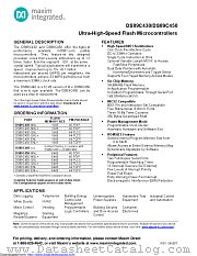 DS89C450-MNG datasheet pdf MAXIM - Dallas Semiconductor