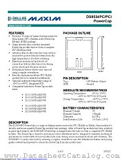 DS9034PC+ datasheet pdf MAXIM - Dallas Semiconductor