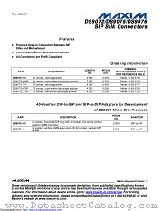 DS9072-40V datasheet pdf MAXIM - Dallas Semiconductor