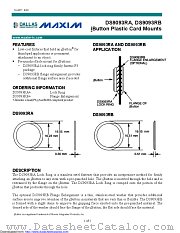 DS9093RA/NO-BRAND datasheet pdf MAXIM - Dallas Semiconductor