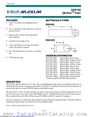 DS9106S-YL0+ datasheet pdf MAXIM - Dallas Semiconductor