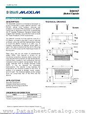 DS9107+ datasheet pdf MAXIM - Dallas Semiconductor