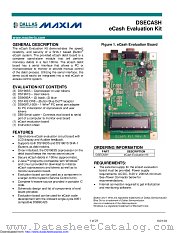 DSECASH datasheet pdf MAXIM - Dallas Semiconductor