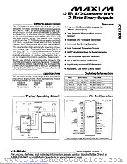ICL7109CPL+2 datasheet pdf MAXIM - Dallas Semiconductor