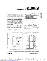 ICL7137CPL+ datasheet pdf MAXIM - Dallas Semiconductor