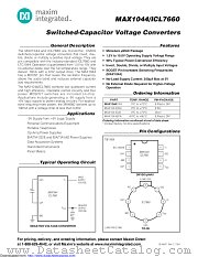 ICL7660ESA-T datasheet pdf MAXIM - Dallas Semiconductor