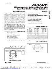 ICL7665ACPA+ datasheet pdf MAXIM - Dallas Semiconductor