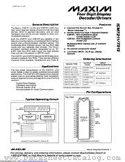 ICM7212AMIQH-D datasheet pdf MAXIM - Dallas Semiconductor
