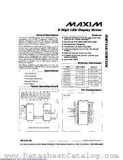 ICM7218CIQI+ datasheet pdf MAXIM - Dallas Semiconductor