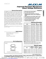LM4041BIM3-1.2+T datasheet pdf MAXIM - Dallas Semiconductor